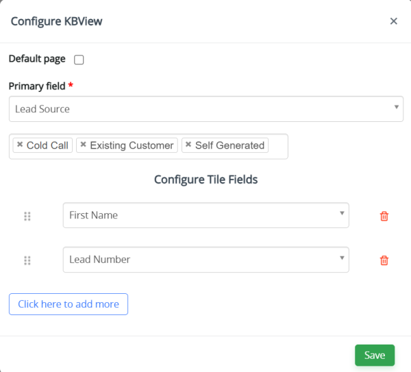 Configure KBView