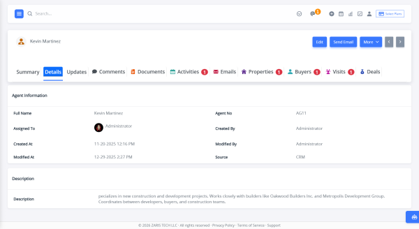 Detail View Agents