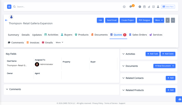 Summary View Deals