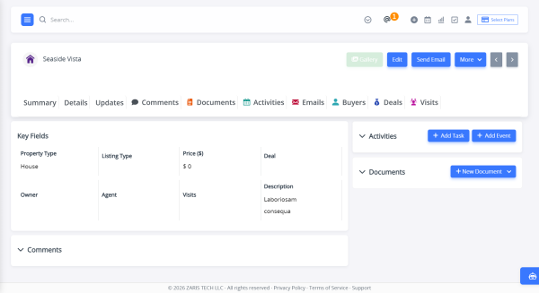 Summary View Real Estate