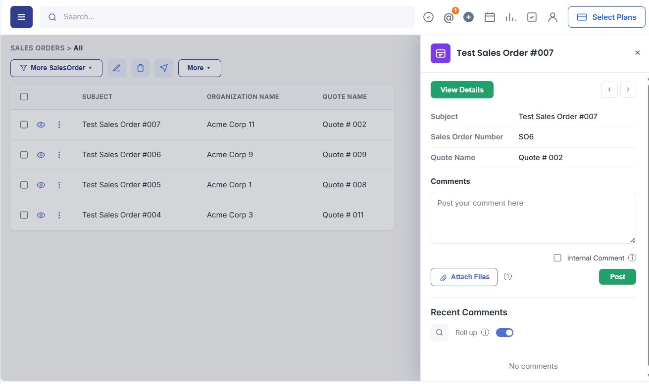 Get a snapshot of order details instantly