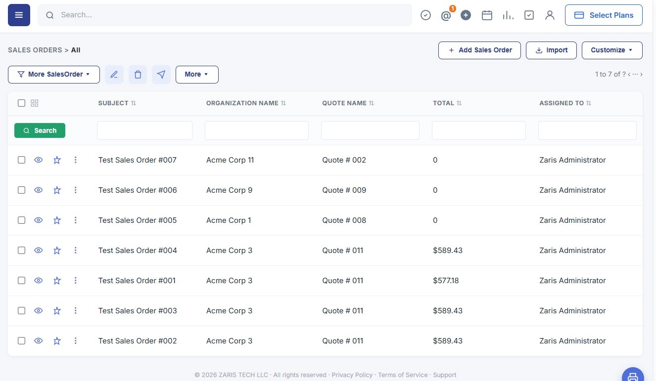 Sales Order-Organize and track every sales order with ease