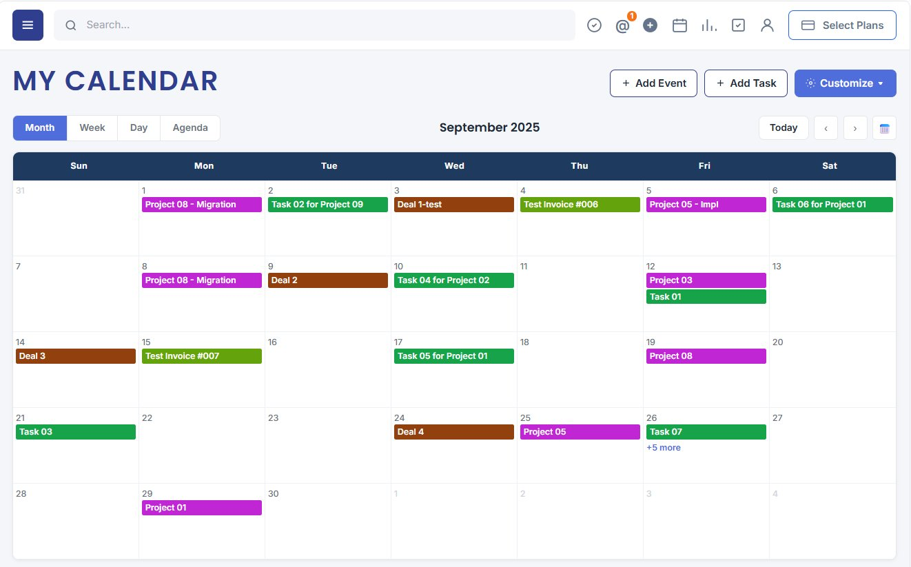 Calendar Overview