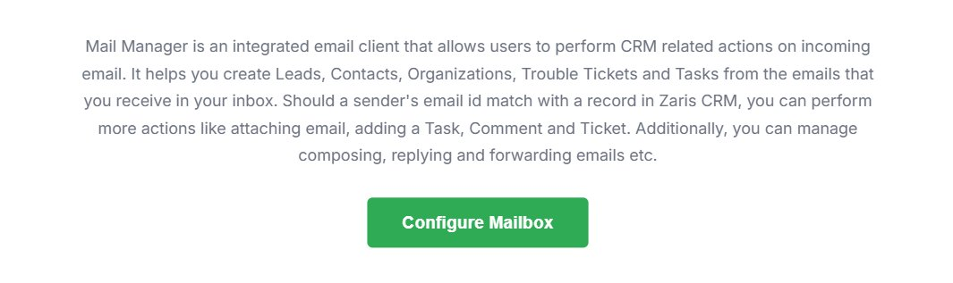 Configure Mailbox