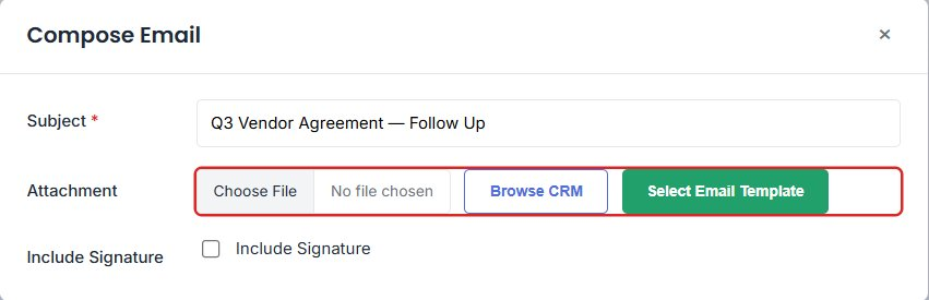 advance email-Email Content and Attachments