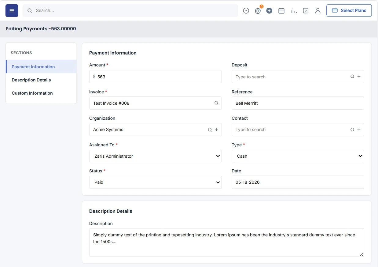 payments-Update Transactions Without Extra Steps