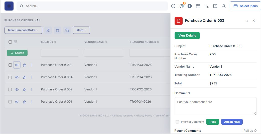 Fast Access to Order Summaries