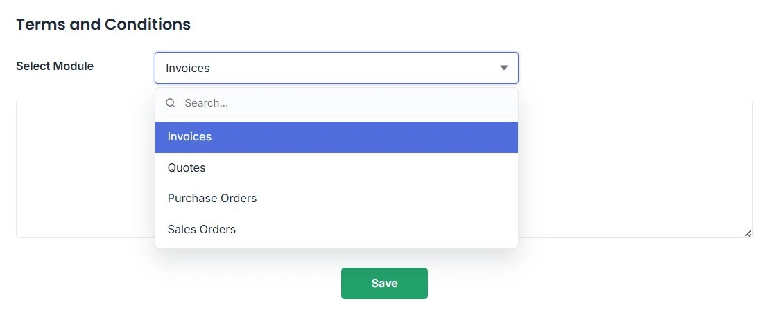 Select Module
